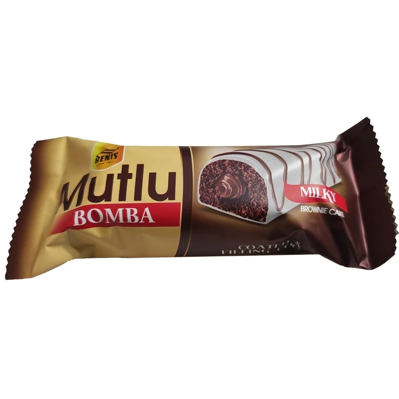 کیک براونی با مغز و روکش کاکائو سفید بنیس - 50 گرم بسته 12 عددی