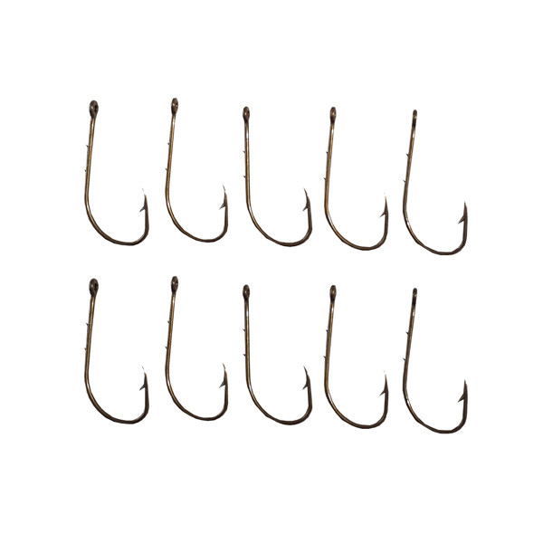 قلاب ماهیگیری مدل پایه کوتاه کد 01 مجموعه 10 عددی