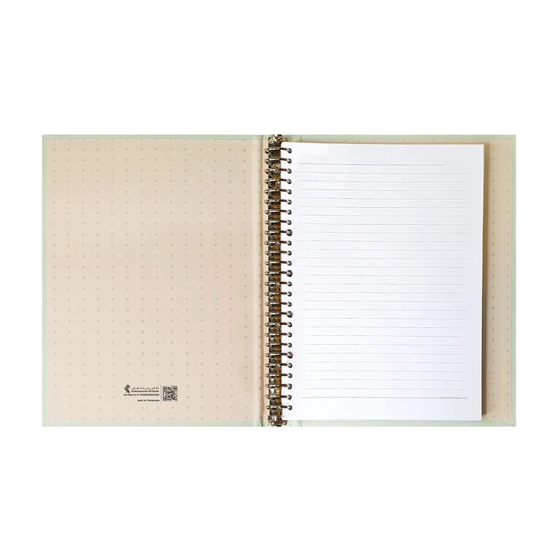 عکس شماره 6 : دفتر کلاسوری 100 برگ پدیده نقش مدل 26 حلقه کد 01