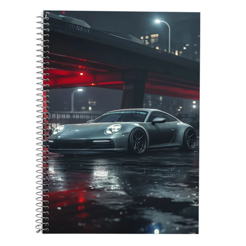 دفتر زبان 50 برگ مدوپد مدل سه خط طرح need for speed کد DF13585