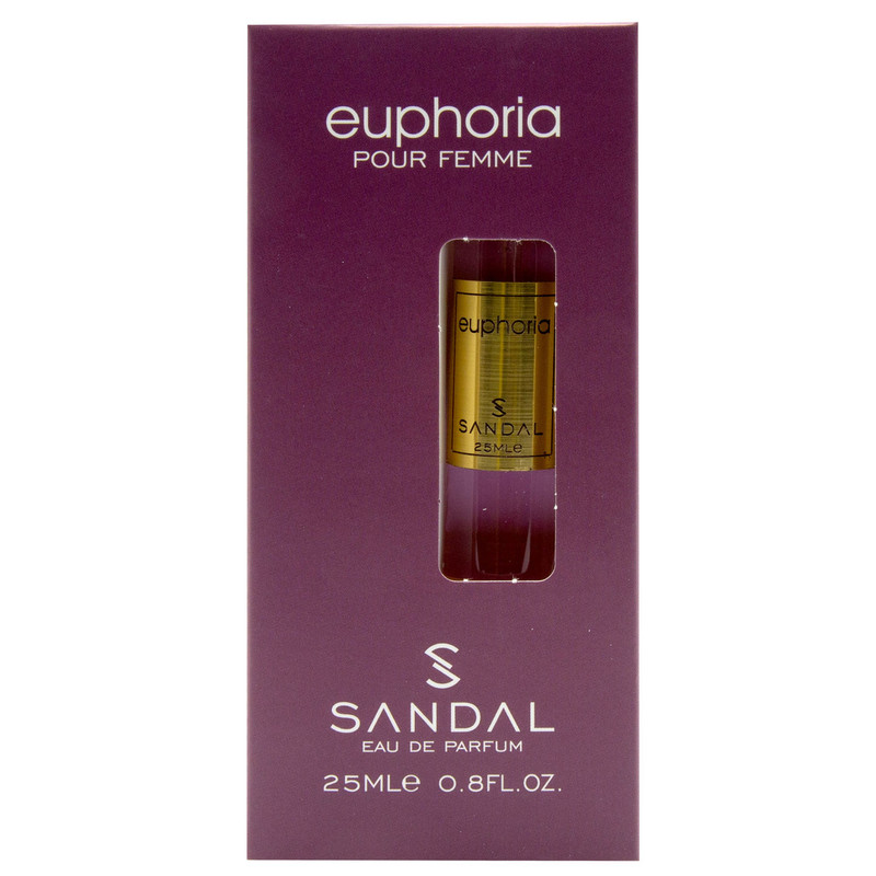 عطر جیبی زنانه صندل مدل euphorio حجم 25 میلی لیتر