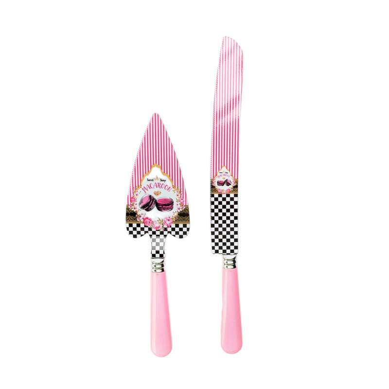 ست کارد و کفگیر سرو کیک روک مدل R902 - c2