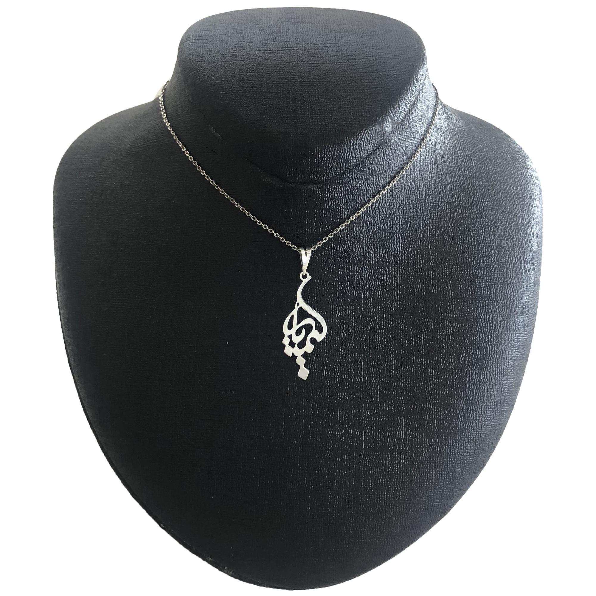 گردنبند نقره زنانه مدل کیمیا کد A-34