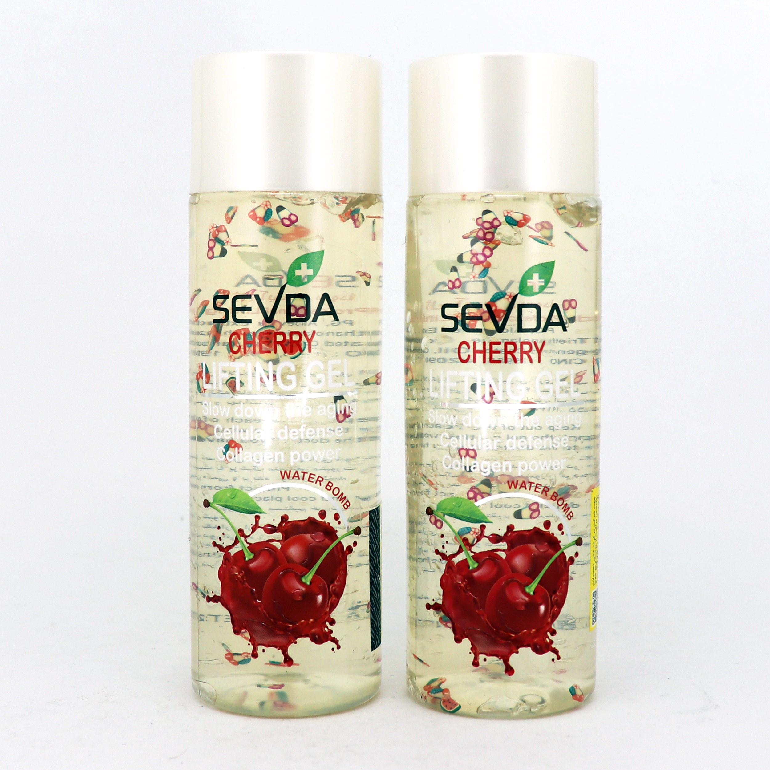 ژل ضد چروک سودا مدل گیلاس حجم 250 میلی لیتر مجموعه 2 عددی