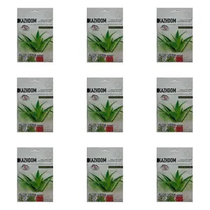 ماسک صورت کژدم مدل آلوئه ورا وزن 25 گرم بسته 9 عددی