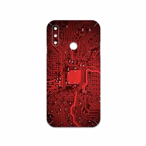 MAHOOT Red Printed Circuit Board Cover Sticker for LG W10