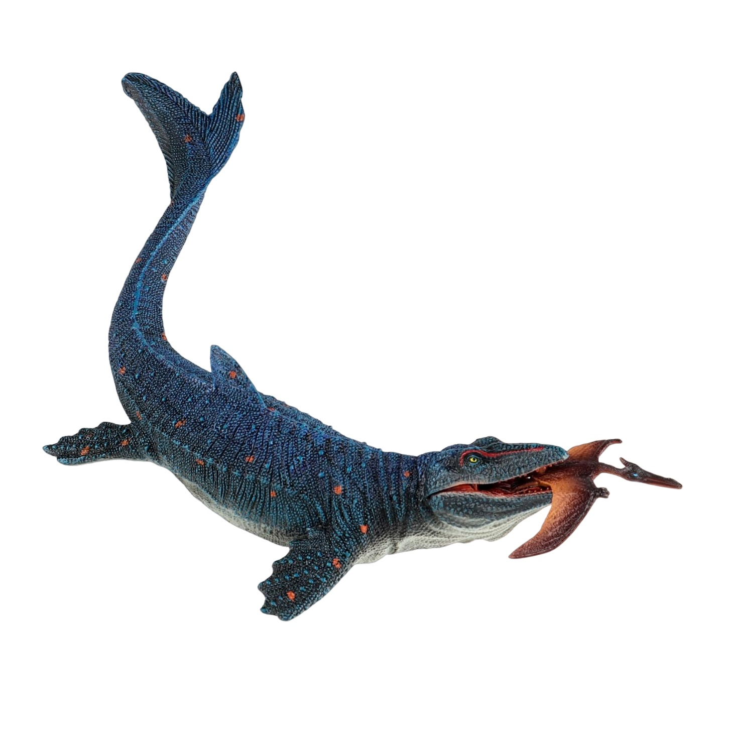 فیگور مدل دایناسور فک متحرک طرح Mosasaurus Hunting for Pterosaur مجموعه 2 عددی