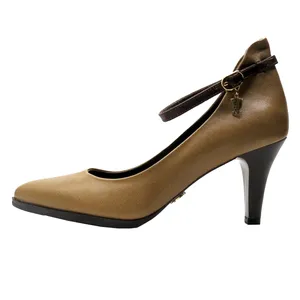 کفش زنانه تاپ سیلور چرم مدل 252