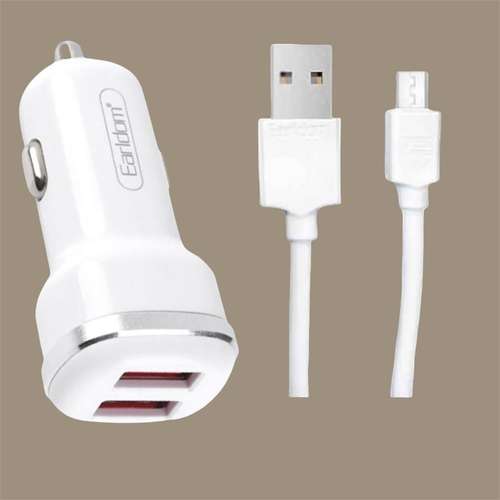 شارژر فندکی ارلدام مدل ES-138 به همراه کابل تبدیل USB-C