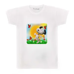 تی شرت بچگانه پرمانه طرح اسنوپی کد pmt.3629