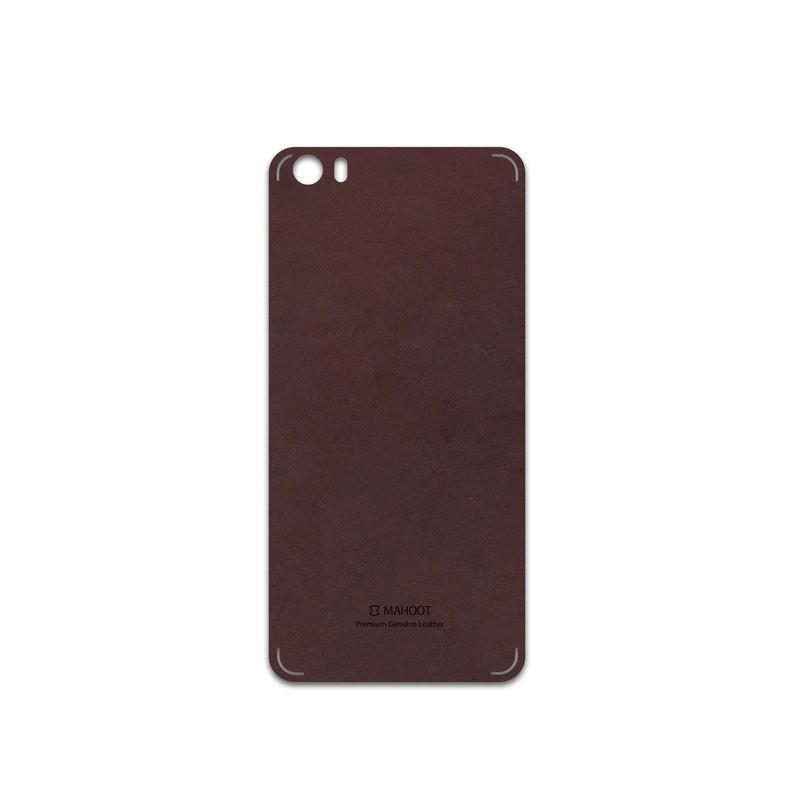 برچسب پوششی ماهوت مدل Matte-Dark-Brown-Leather مناسب برای گوشی موبایل شیائومی Mi 5