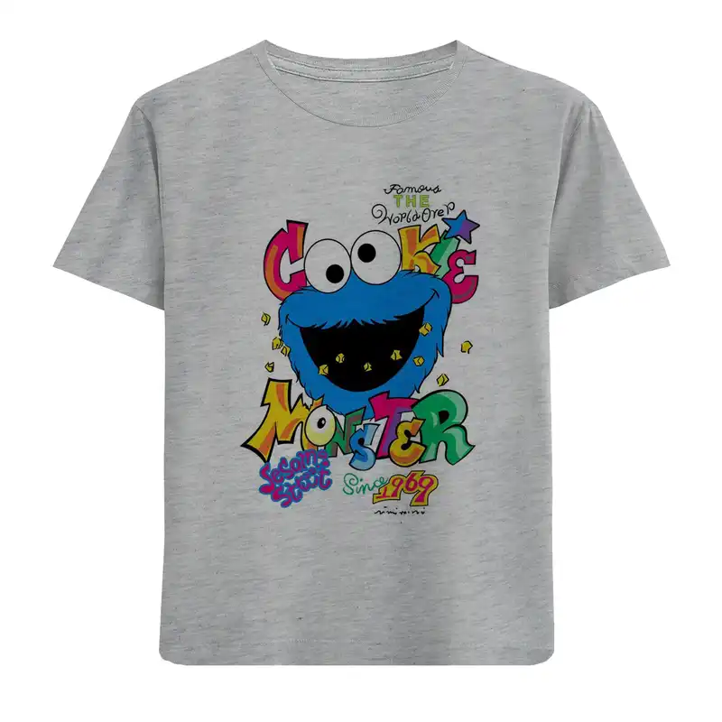 تی شرت آستین کوتاه بچگانه مدل میکروب آبی