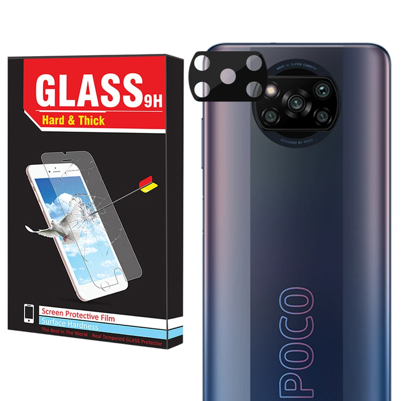 محافظ لنز دوربین هارد اند تیک مدل 3D-HT مناسب برای گوشی موبایل شیائومی Poco X3 / X3 Pro / X3 NFC