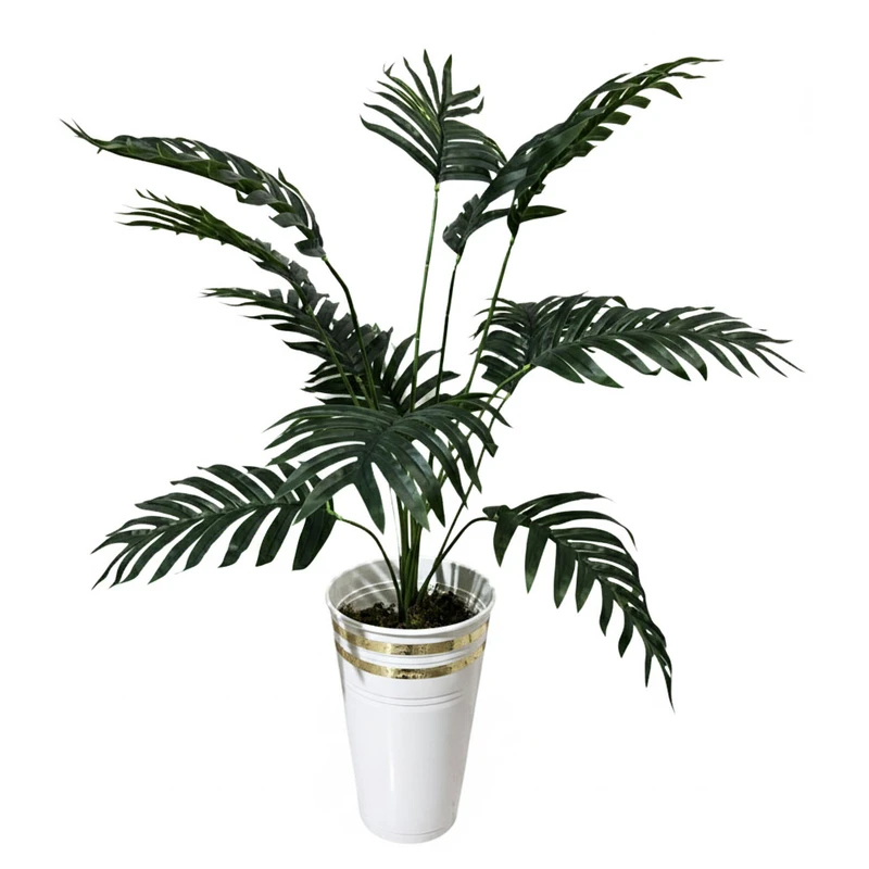 گلدان به همراه درختچه مصنوعی مدل شامادورا 12 برگ کد 12