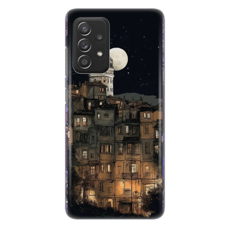 کاور طرح ماه و روستا کد DIMO-098 مناسب برای گوشی موبایل سامسونگ Galaxy A52s / Galaxy A52 