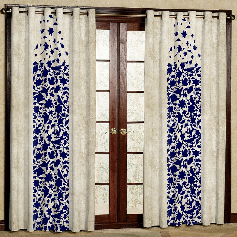  پرده مدل مخمل پانچی کد 4590 سایز 140x280 سانتی متر