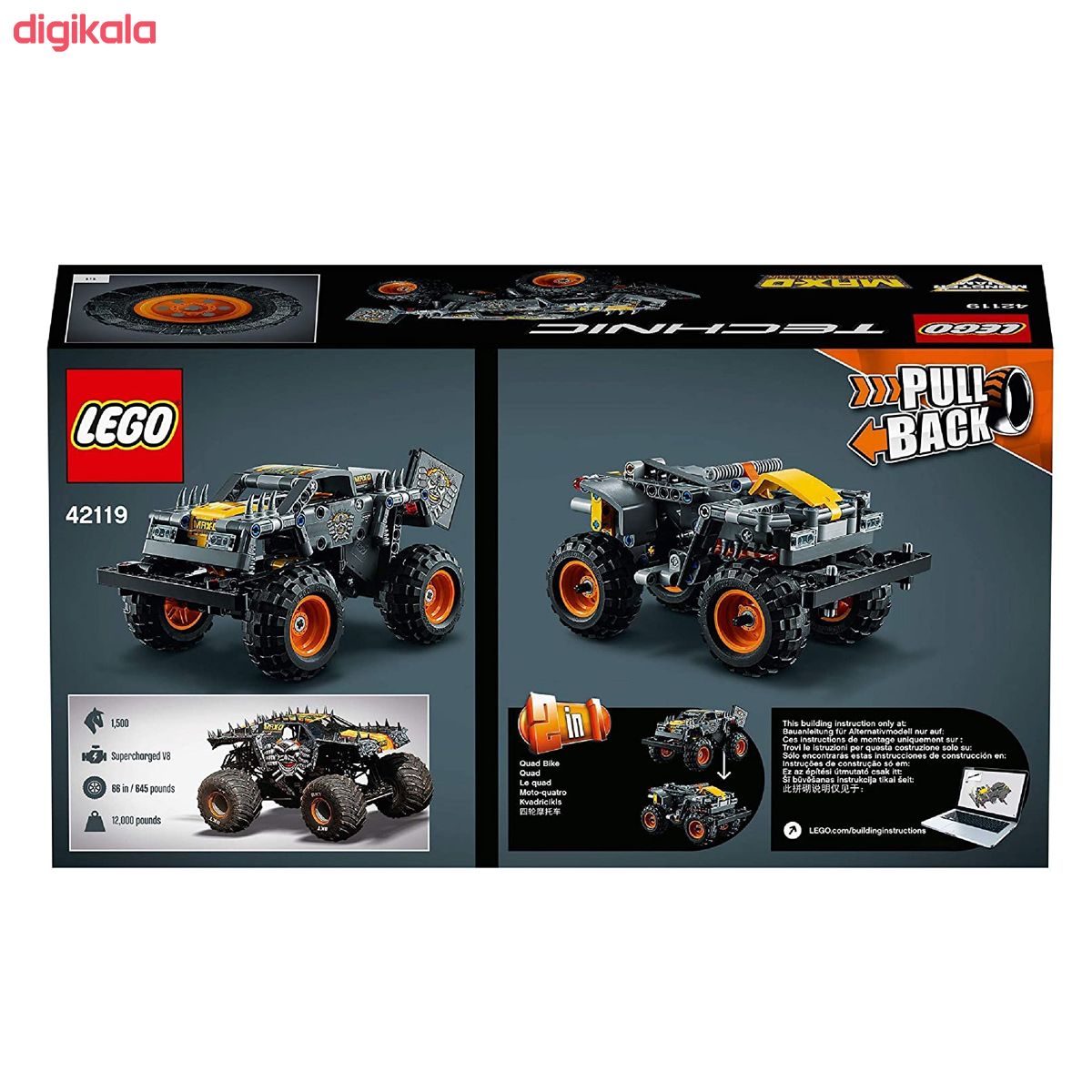 لگو سری Technic مدل Monster کد 42119 main 1 5