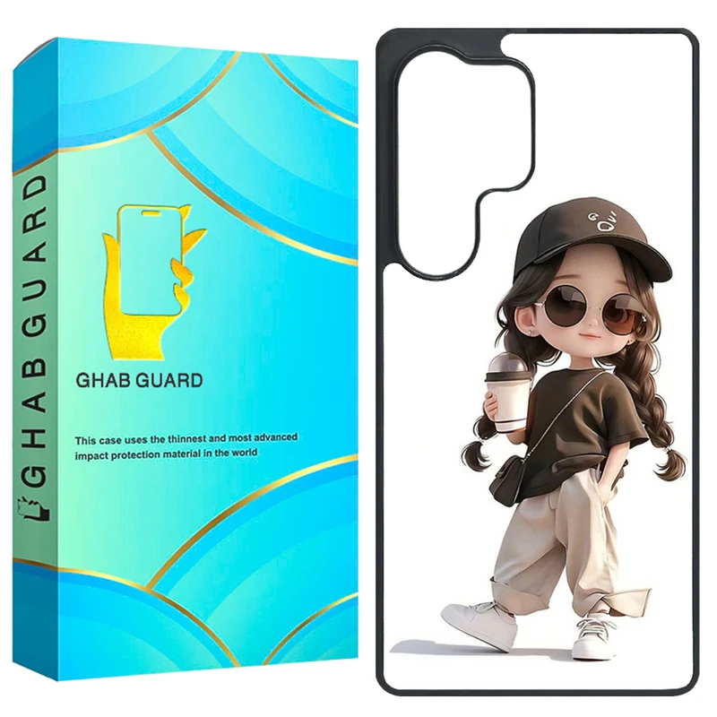 کاور قاب گارد طرح دختر مدل GS25U مناسب برای گوشی موبایل سامسونگ Galaxy S25 Ultra 