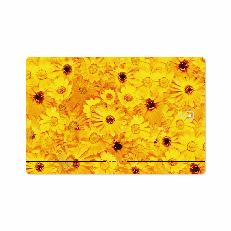 برچسب پوششی ماهوت مدل Yellow-Flower مناسب برای تبلت سامسونگ Galaxy Tab S4 10.5 2018 T830