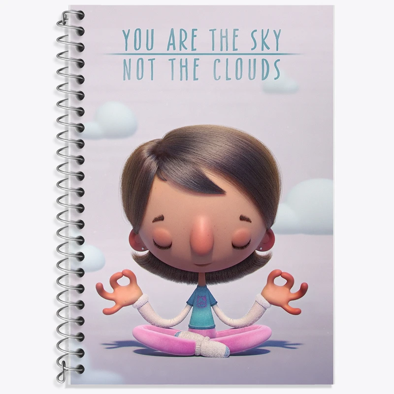 دفتر لغت 50 برگ خندالو طرح مدیتیشن کد F545