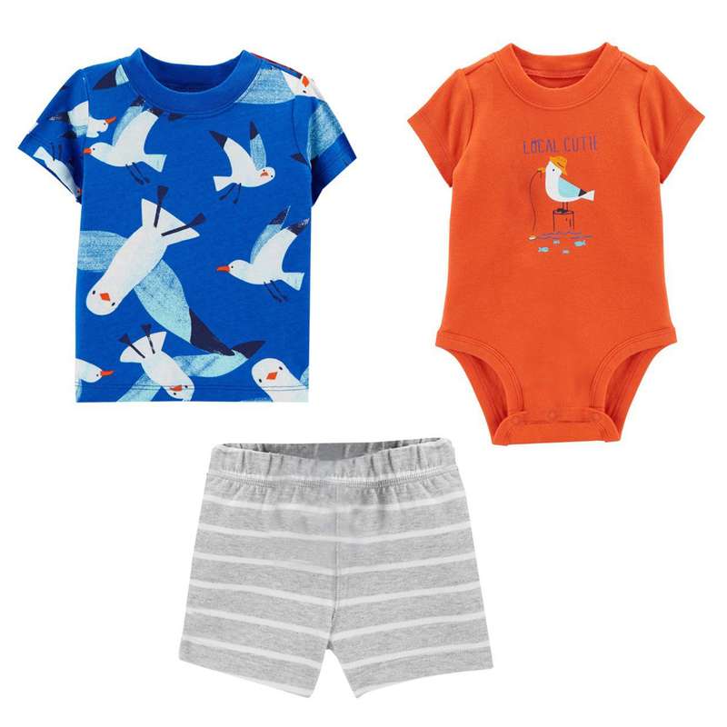 ست 3 تکه لباس نوزادی کارترز مدل 1784