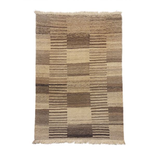 گلیم دستبافت یک و نیم متری طرح خود رنگ دکوراتیو کد 1501003