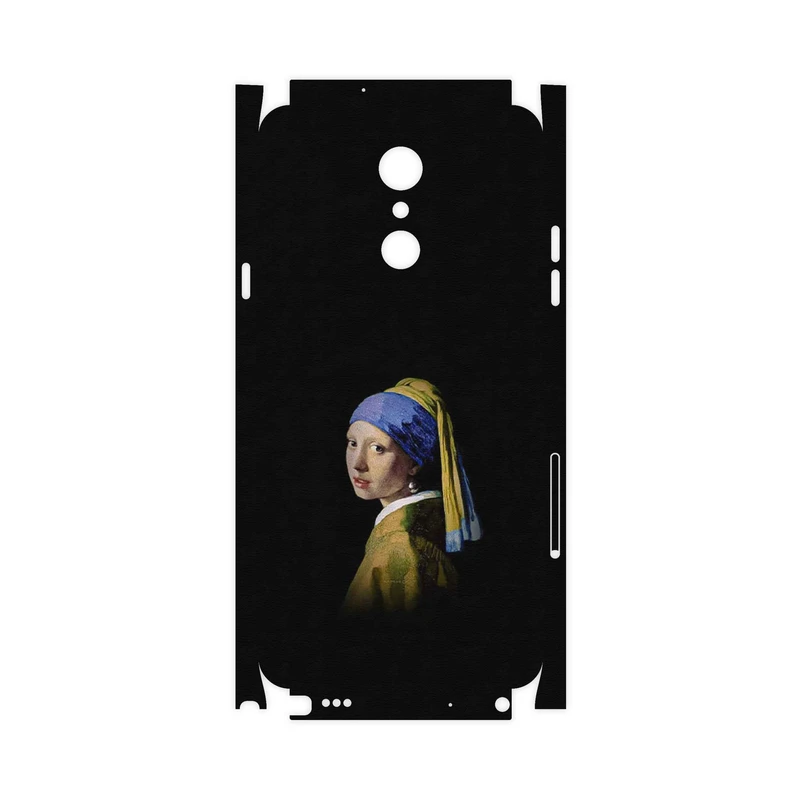 برچسب پوششی ماهوت مدل Girl with a Pearl Earring of Vermeer-FullSkin مناسب برای گوشی موبایل ال جی Q Stylus