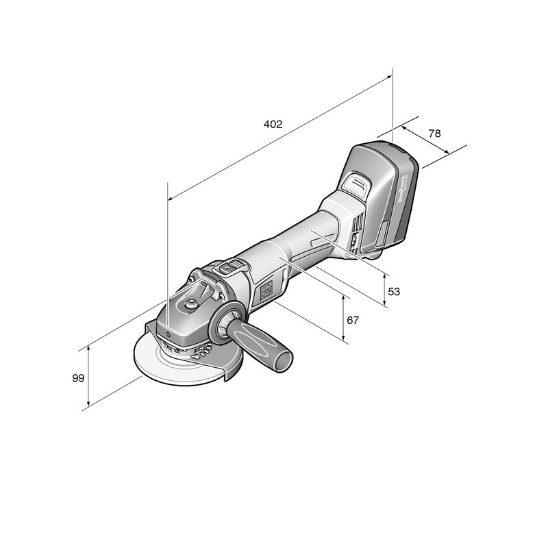 مینی فرز شارژی فاین مدل CCG 18-125 BL