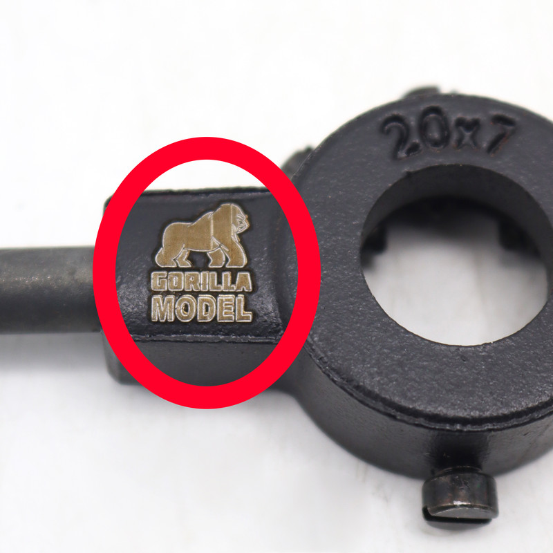 دسته حدیده مدل گوریلا کد YP-20x7MM سایز 20 میلیمتر