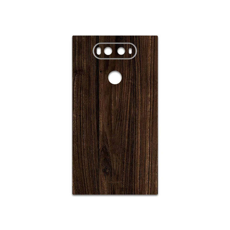 برچسب پوششی ماهوت مدل Dark Walnut Wood مناسب برای گوشی موبایل ال جی V20