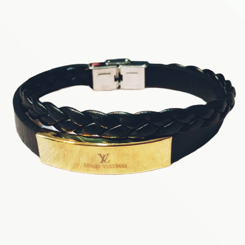 دستبند مدل چرم بی کد 7071 دستبند مدل چرم بی کد 7071