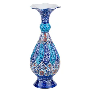 گلدان مینا کاری مدل اسلیمی کد C20