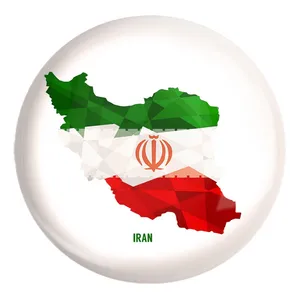 پیکسل خندالو طرح پرچم ایران کد 23933 مدل بزرگ