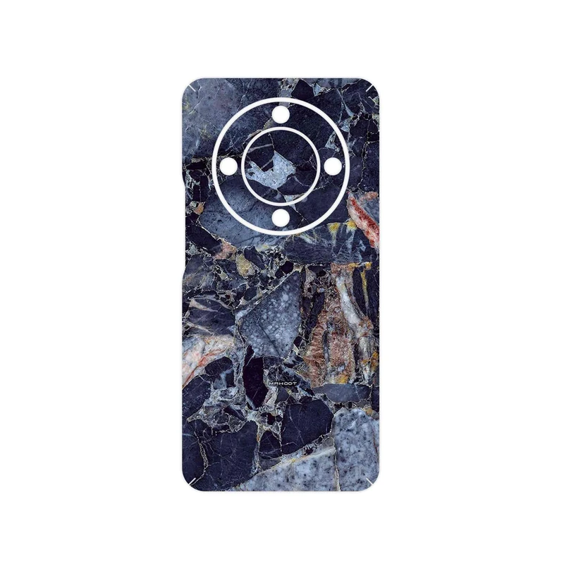 برچسب پوششی ماهوت مدل Broken black marble مناسب برای گوشی موبایل آنر X9b