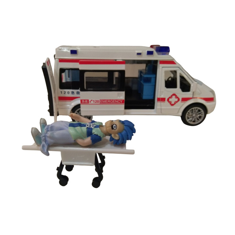 ماشین بازی مدل ون آمبولانس کد AM380