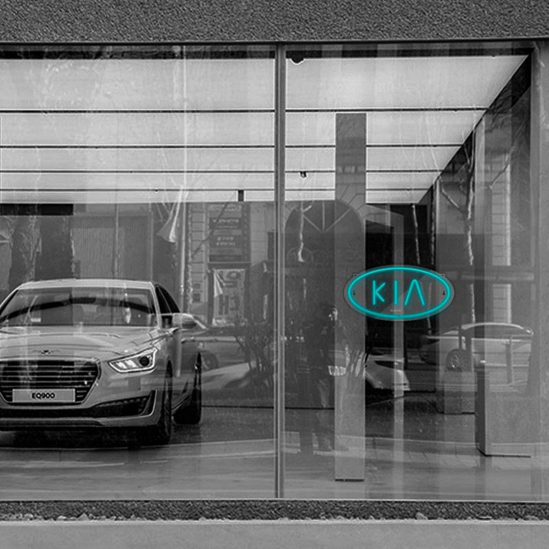 چراغ دیواری نئون دیزاین طرح Kia_TBL