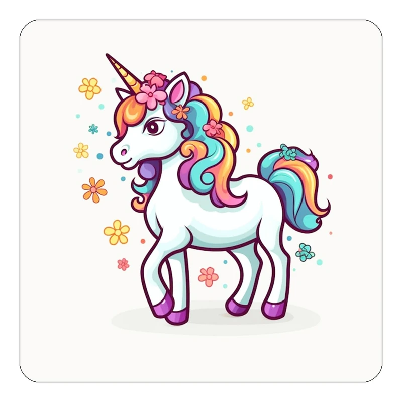 مگنت کاکتی طرح اسب تک شاخ و یونیکورن مدل mp29743