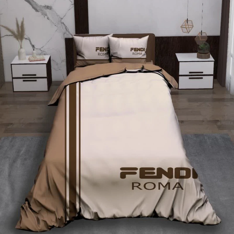 سرویس خواب تک نفره 5 تکه مدل سه بعدی FENDI