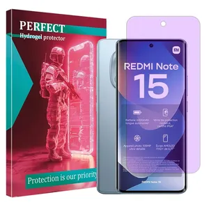 Perfect Hydrogel model anti-purple Screen Protector for Xiaomi Redmi Note 15 4G mobile phone