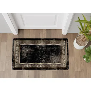 پادری مدل ورودی رویه مخمل  کد S251 سایز 75x45 سانتی متر