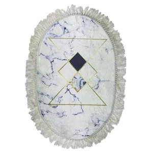 فرش پارچه ای مدل بیضی