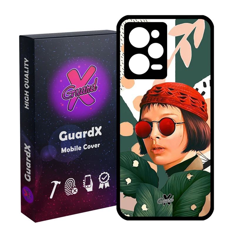 کاور گارد ایکس طرح ماتیلدا مدل Glass10341 مناسب برای گوشی موبایل شیائومی Redmi Note 12 Pro 5G/Poco X5 Pro 5G/Note 12 Pro Pro speed