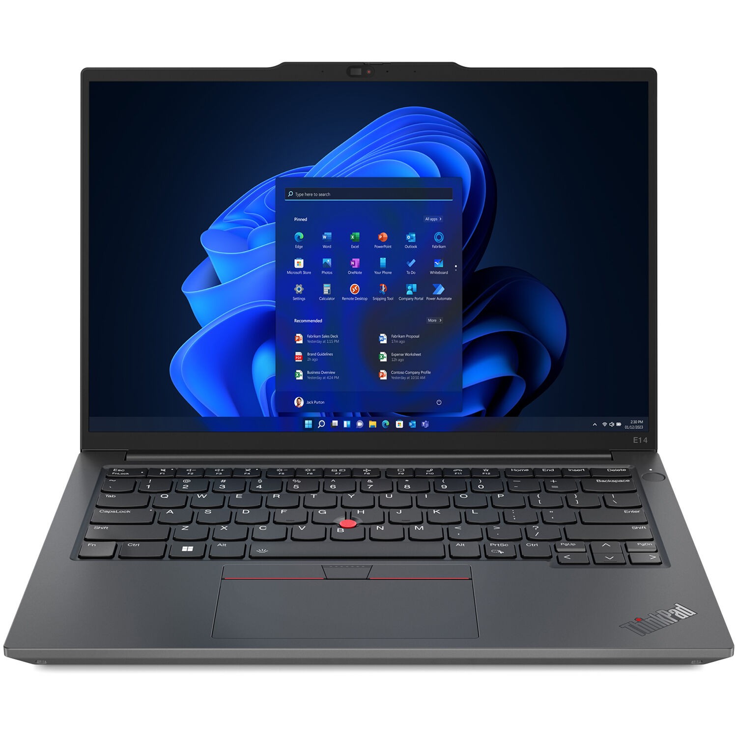 لپ تاپ 14 اینچی لنوو مدل ThinkPad E14 Gen 5-i7 1355U 12GB 512SSD MX550 - کاستوم شده
