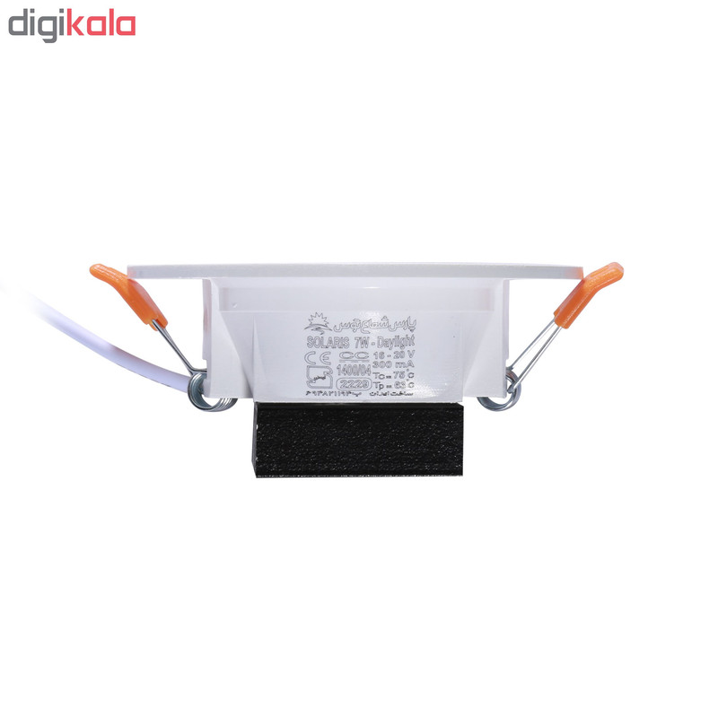 پنل ال ای دی 7 وات پارس شعاع توس مدل سولاریس بسته 5 عددی
