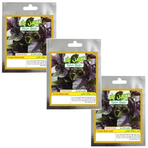 بذر ریحان بنفش تالین بذر مدل TAL-022 مجموعه 3 عددی
