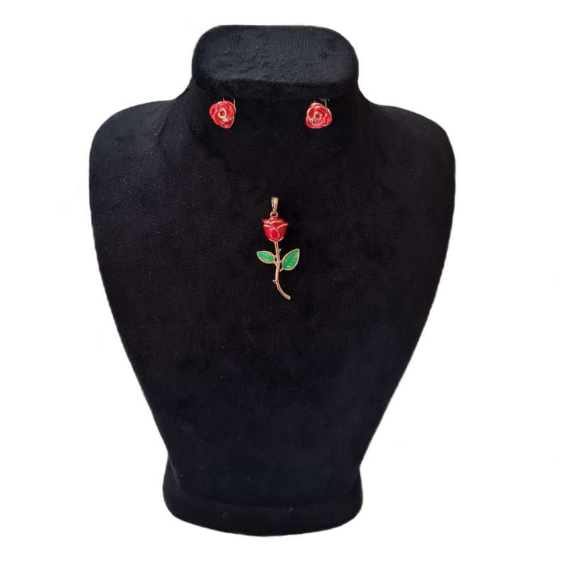 نیم ست زنانه ژوپینگ مدل گل رز