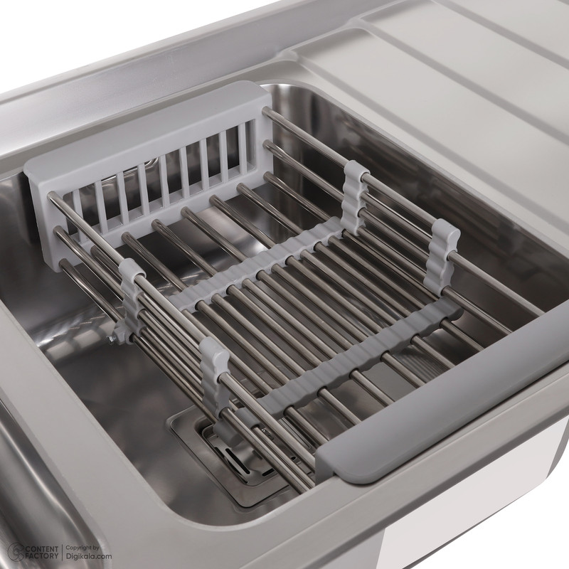 سینک ظرفشویی استیل بیمکث مدل L-4400 توکار