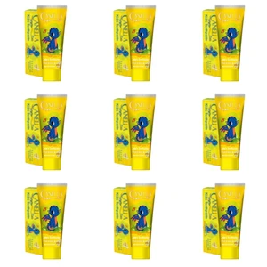خمیر دندان کودک کنلا مکس مدل BANANA  حجم 60 میلی لیتر مجموعه 9 عددی