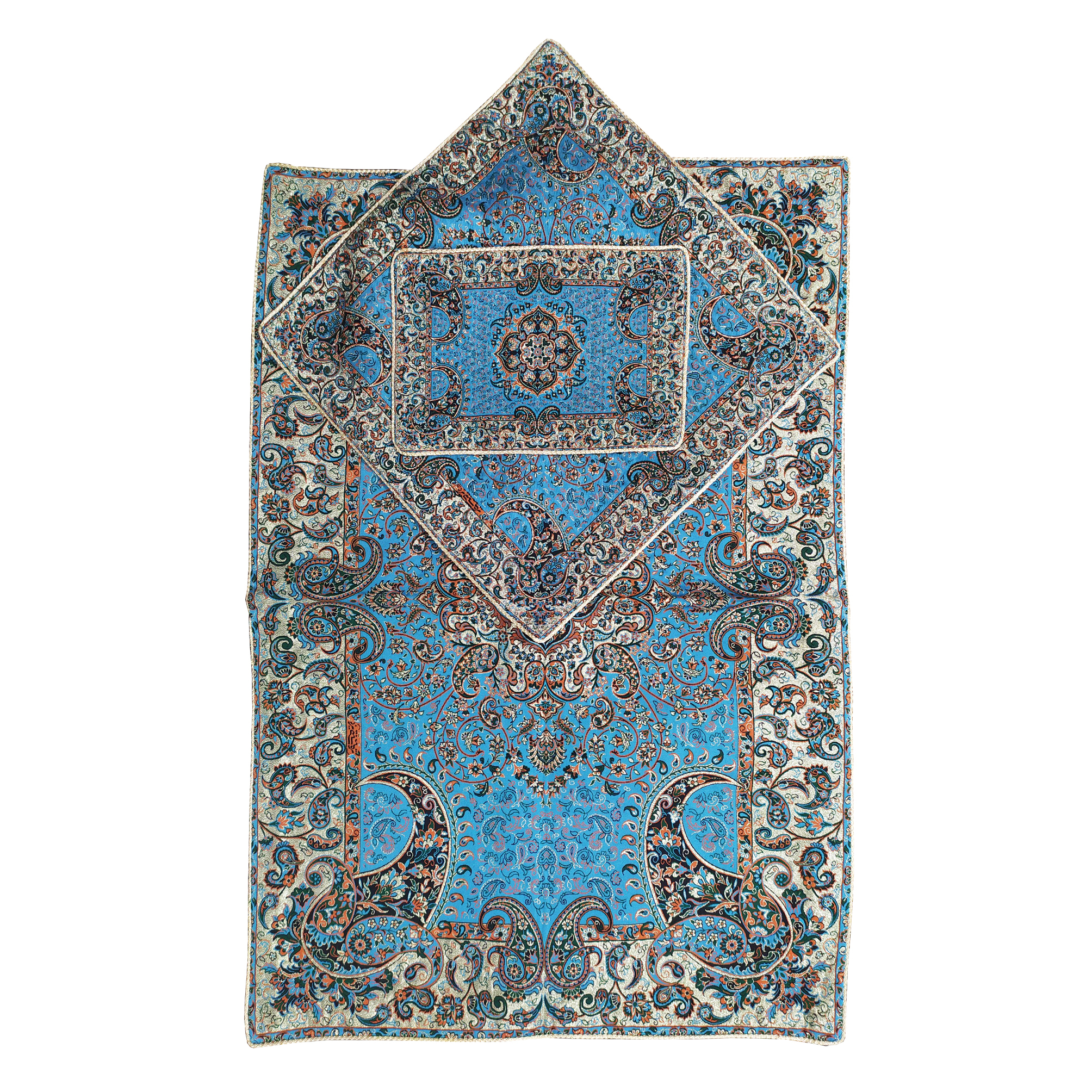 سجاده جانماز ترمه طرح یاس کد A1216