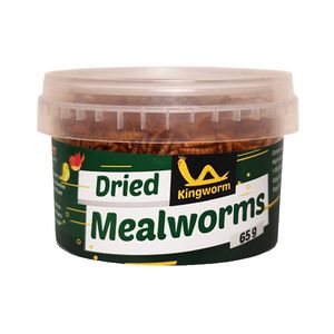 نقد و بررسی غذای خشک پرندگان کینگ ورم مدل meal worm MWB65 وزن 65 گرم توسط خریداران